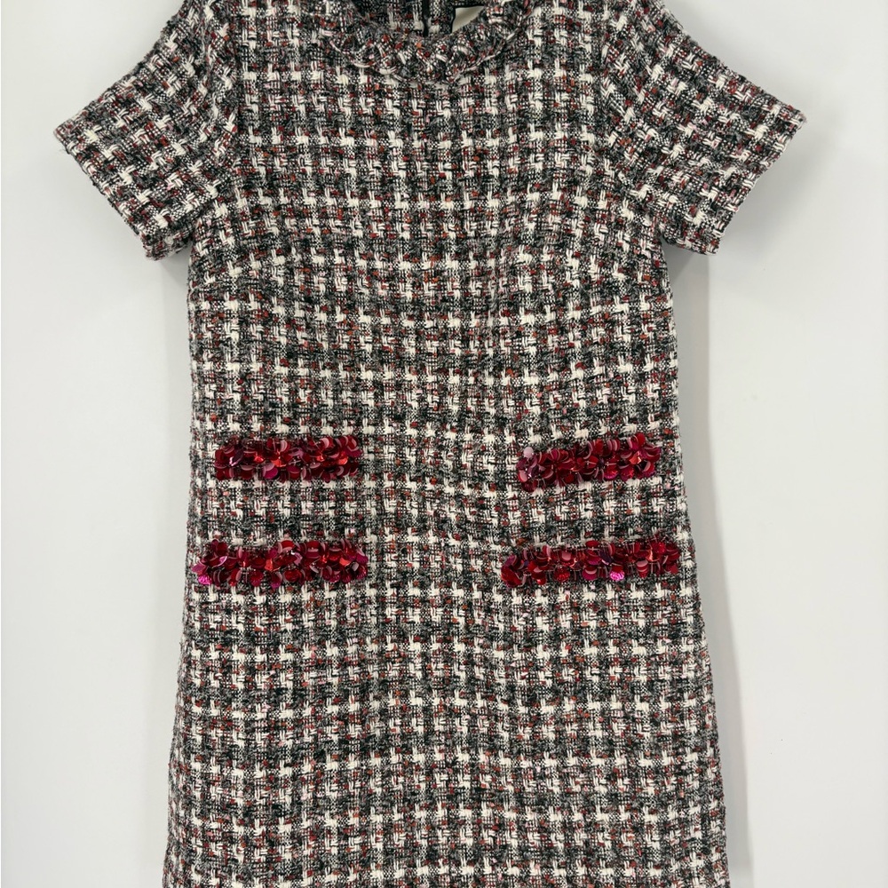 Tuckernuck Winterberry Sequin Tweed Jackie Dress Size Small - Picture 2 of 7